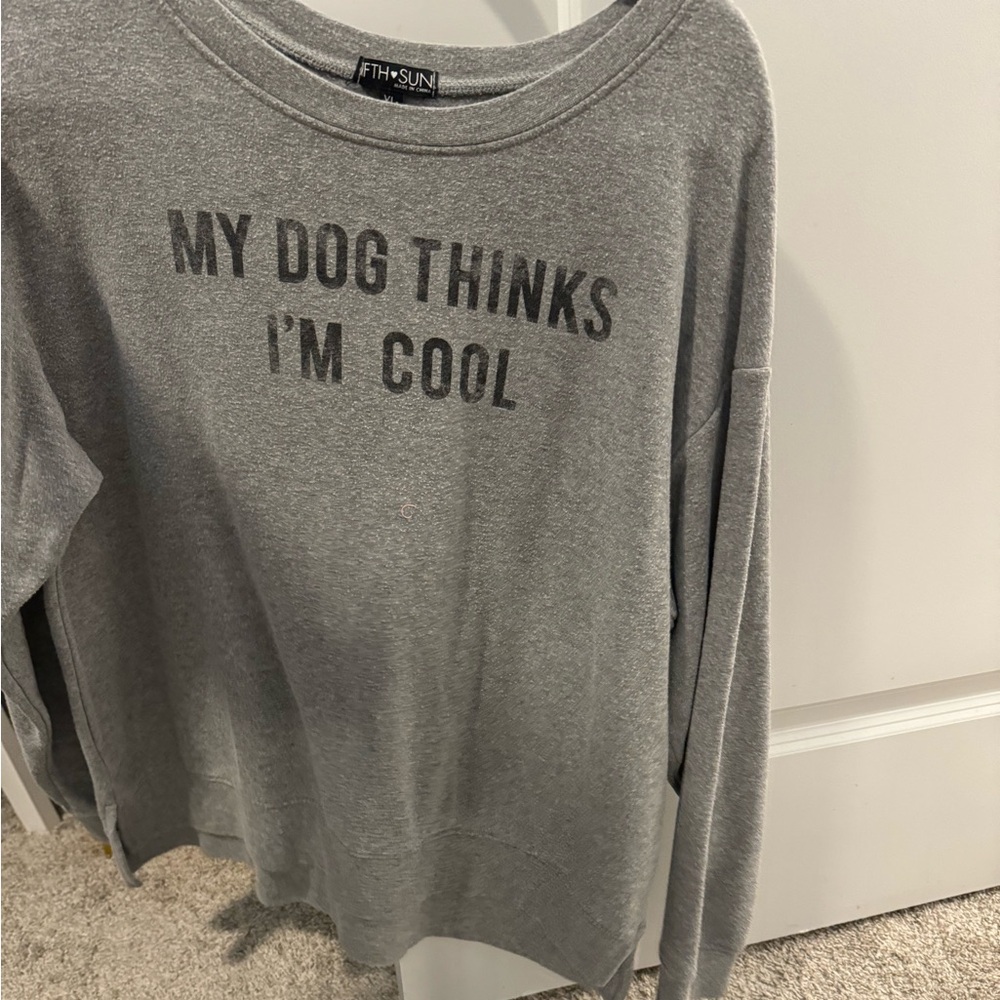 My dog thinks I’m cool Sweater